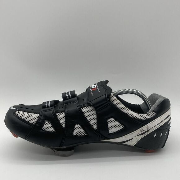 Mens Size 46 B36 Louis Garneau Revo XR3 Road Cycling Shoes Black Hook Loop - Picture 5 of 12